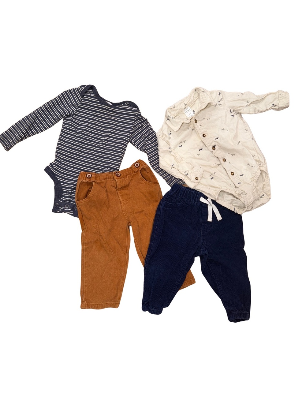 Carter's Navy Joggers & Brown Corduroy Pants
